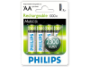 Philips Oplaadbare NiMH AA Batterijen 2300 mAH 4 stuks R6B4A23010 - Do The Bright Thing