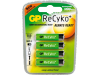 GP ReCyko AAA Micro 4st Batterijen