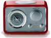Tangent Uno AMFM radio hoogglans rood