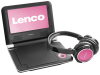 Lenco DVP 733 Roze Portable DVD Speler