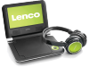 Lenco DVP 733 Groen Portable DVD Speler
