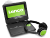 Lenco DVP 736 portable DVD speler Groen