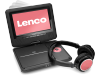 Lenco DVP 736 portable DVD speler Roze