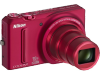 Nikon Coolpix S9100 Digitale Camera Rood