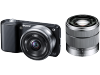 Sony NEX 3 Digitale Camera met 16 en 18 55mm Lenzen Zwart