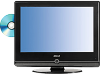 Akai ALED1905T LCD televisie met DVD speler Zwart