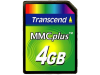 Transcend MMC Plus 4GB Geheugenkaart