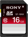 Sony SDHC Class 10 16GB Geheugenkaart