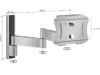 Vogels VFW432 LCD Wandsteun Zilver