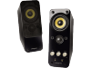 Creative GigaWorks T20 Series II - Multimedia-luidsprekers PC - 28 Watt (Totaal) - 2-weg - glanzend zwart - Do The Bright Thing