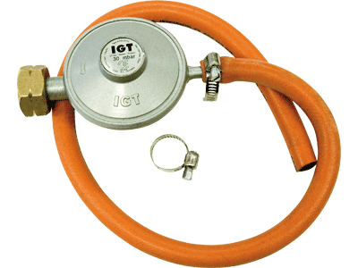 Barbecook Gasregulator + slang 30 mbar voor Nederland