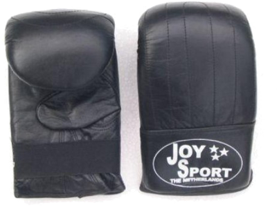 Joy Sport Bokshandschoenen (Echt Leder) Kleur Zwart