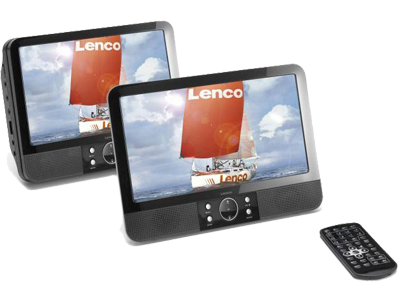 Lenco MES-403 Draagbare DVD-spelers (2 stuks)