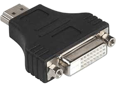 HDMI - DVI-D Converter Zwart