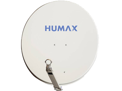 Humax Professional Satellietschotel Aluminium 90 cm. (z)