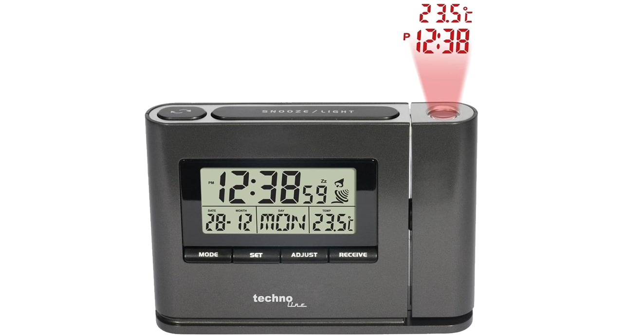 Technoline WT519 Projectie-alarmklok en temperatuurmeter
