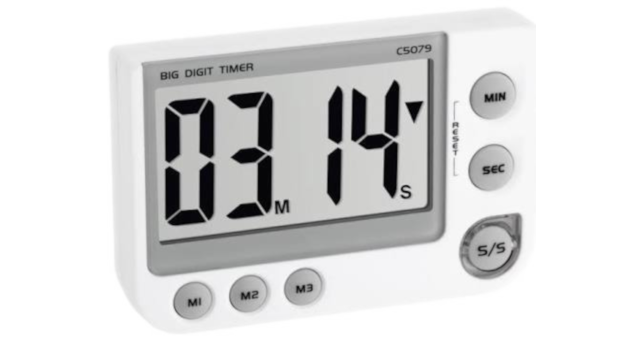 TFA 38.2024 Electronische Timer met magneet - Wit