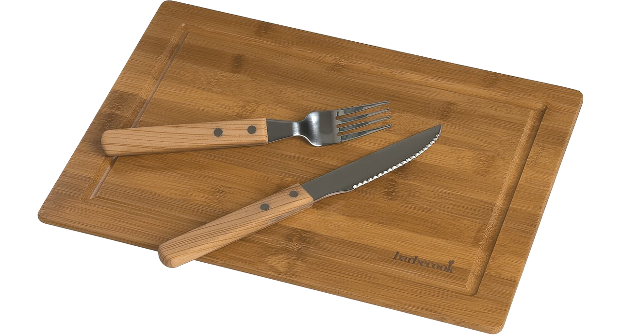 site smeren tweedehands Barbecook steak - dinnerset - Bamboo - 1 persoon (2230017000) - CoolSound.nl