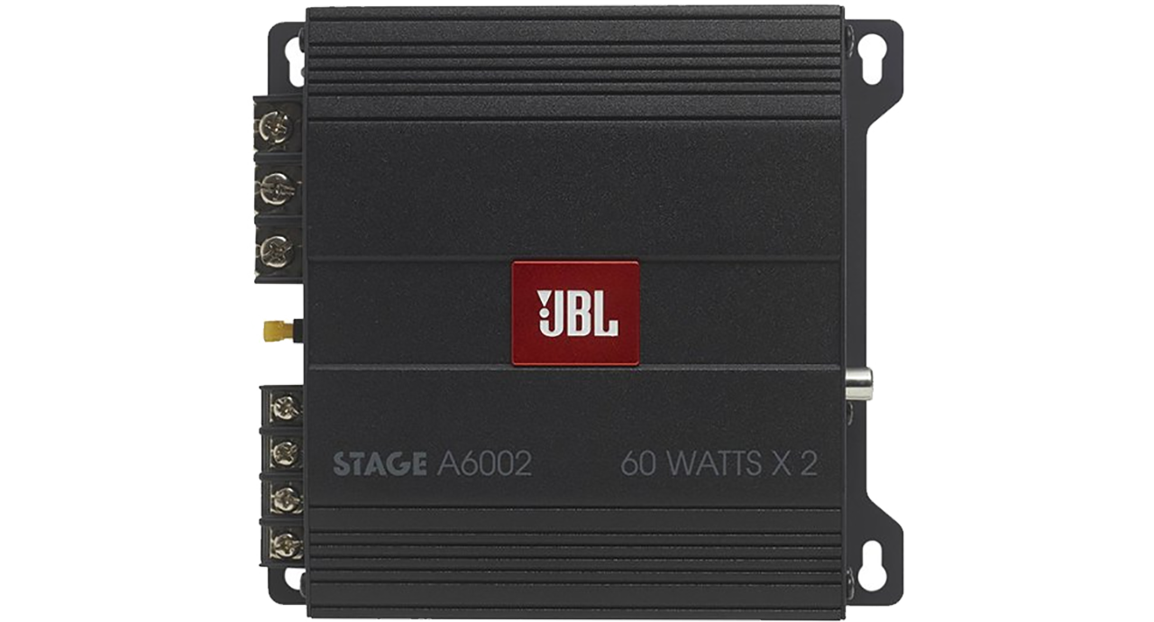 JBL Stage A6002 Autoversterker Zwart - 2x 60 Watt