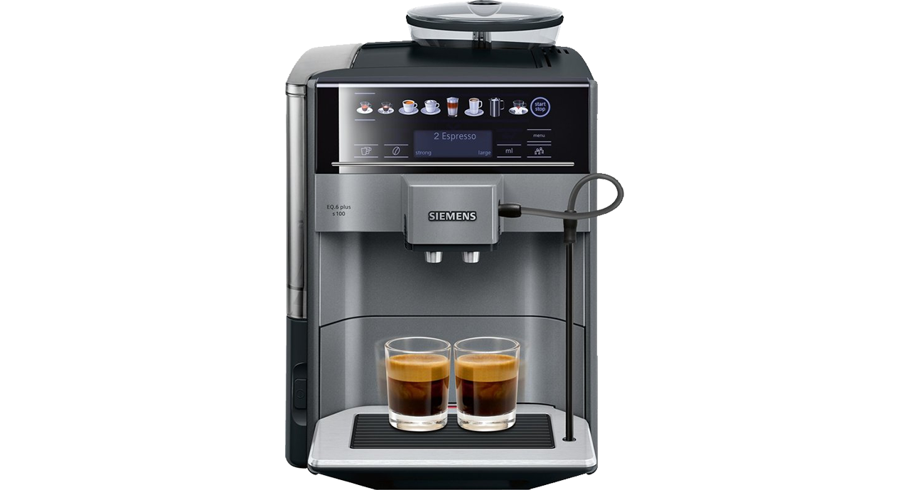 Siemens EQ6 S100 Plus TE651209RW - Espressomachine - Mat Grijs ...