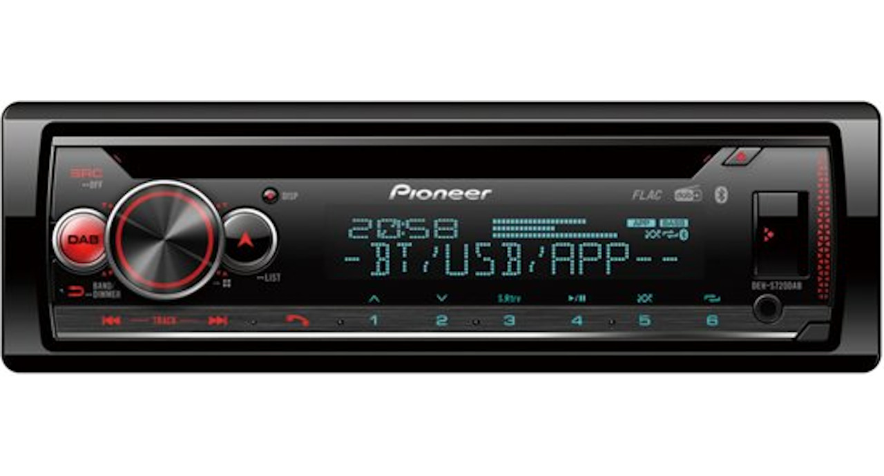 Pioneer DEH-S720DAB Autoradio Multicolour-CD Tuner-USB-DAB