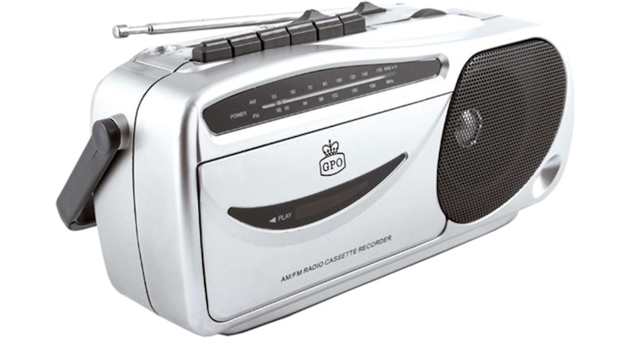 GPO W09401 - Radio Cassette Recorder – Zilver