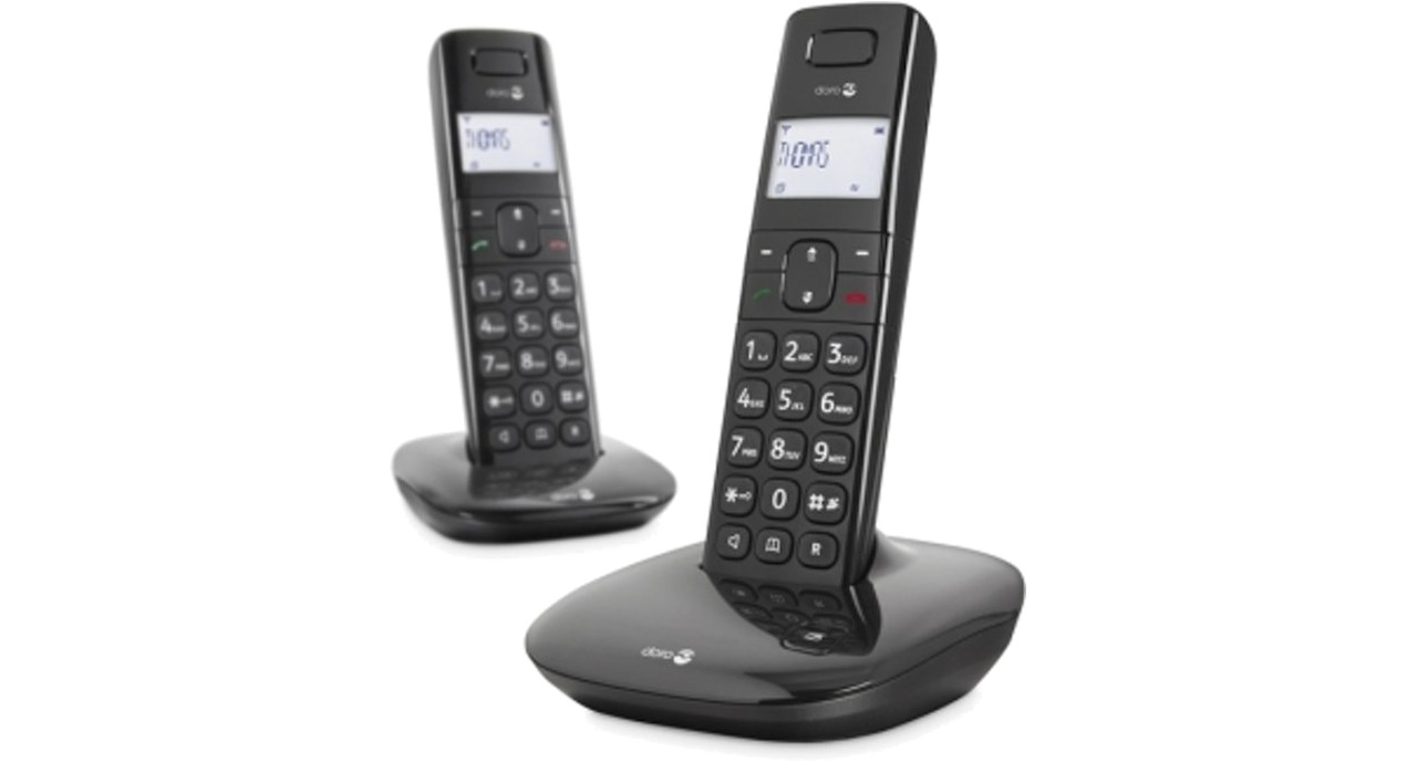 Vervolgen Materialisme output Doro CF-1010 Duo Dect Telefoon met Speaker - Zwart - CoolSound.nl