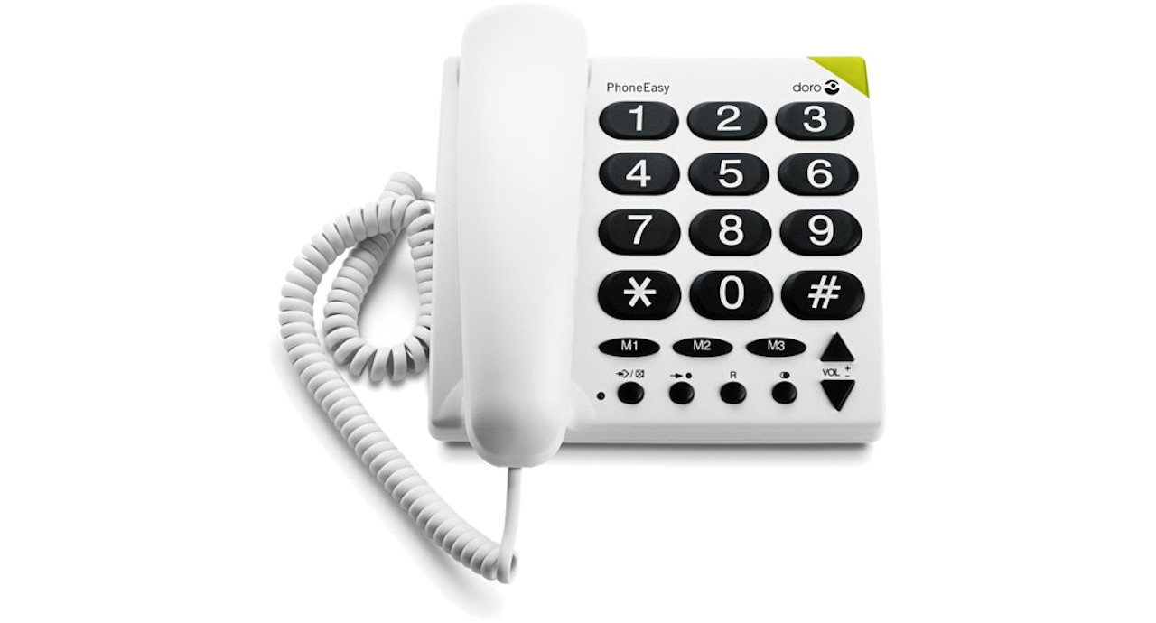 Doro PhoneEasy 311C Telefoon met snoer Wit