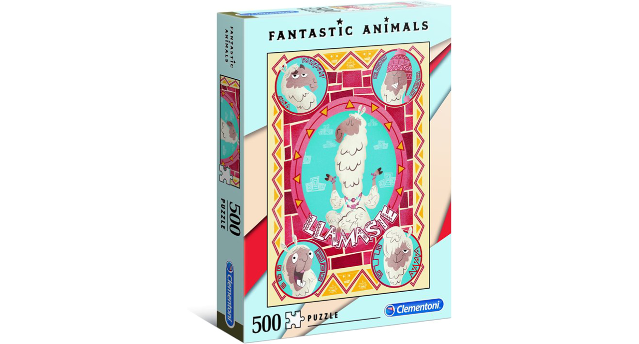 Clementoni Puzzel Fantastic Animals Lama 500st