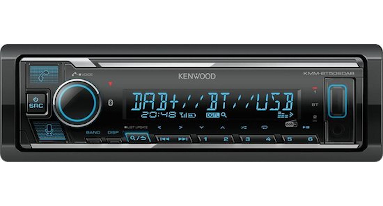 Kenwood KMM-BT506DAB - autoradio - Bluetooth - DAB+