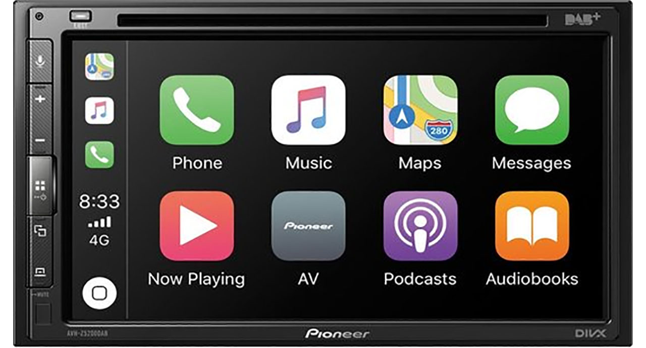 Pioneer AVH-Z5200DAB Autoradio Dubbel din Apple CarPlay-DAB+ - 4 x 50W - Aktie!