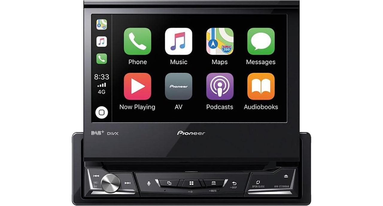 Pioneer AVH-Z7200DAB Autoradio Enkel din USB-Apple CarPlay-DAB+ - 4 x 50 W