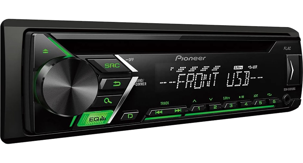 Pioneer DEH-S101UBG Autoradio met RDS Tuner CD USB Android  + Afstandsbediening