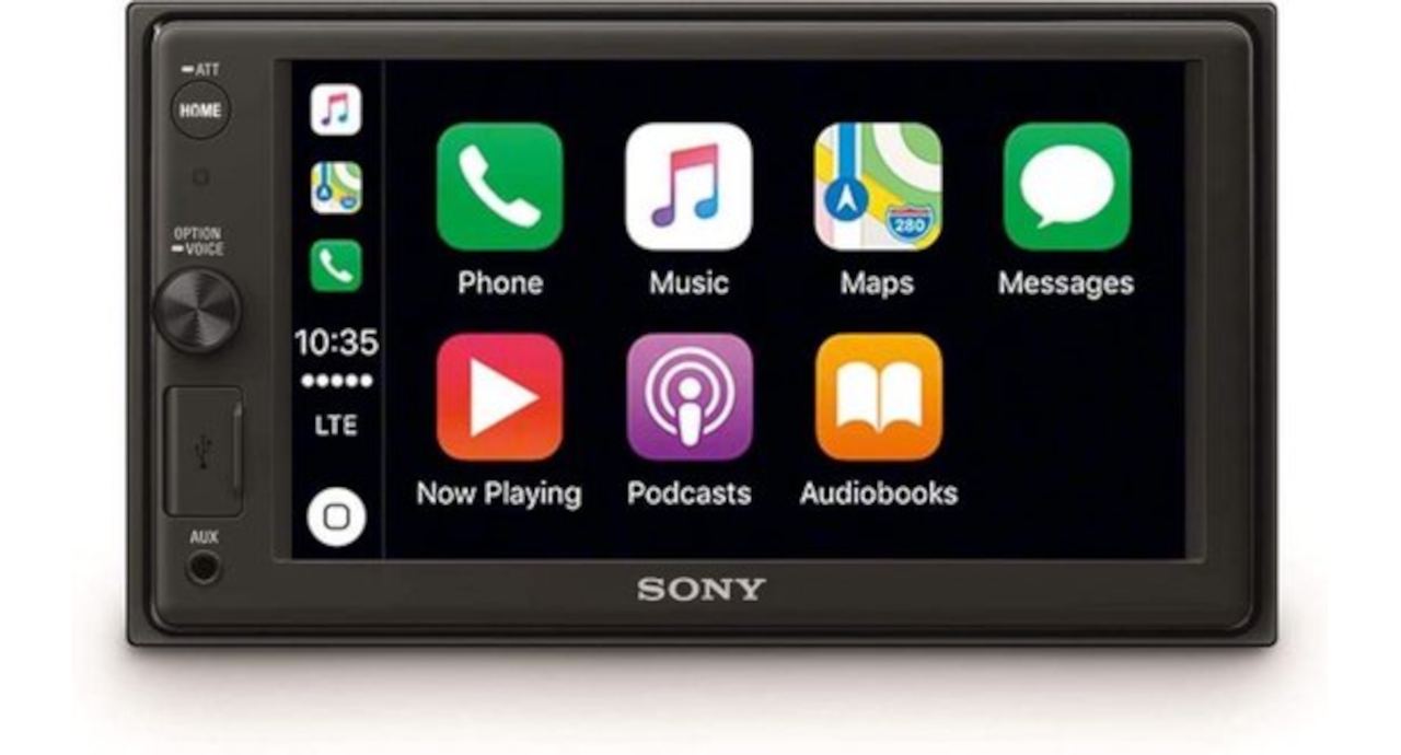 Sony XAV-AX1000 - Visual 2 din Autoradio - Apple CarPlay - Bluetooth - Plug&Play