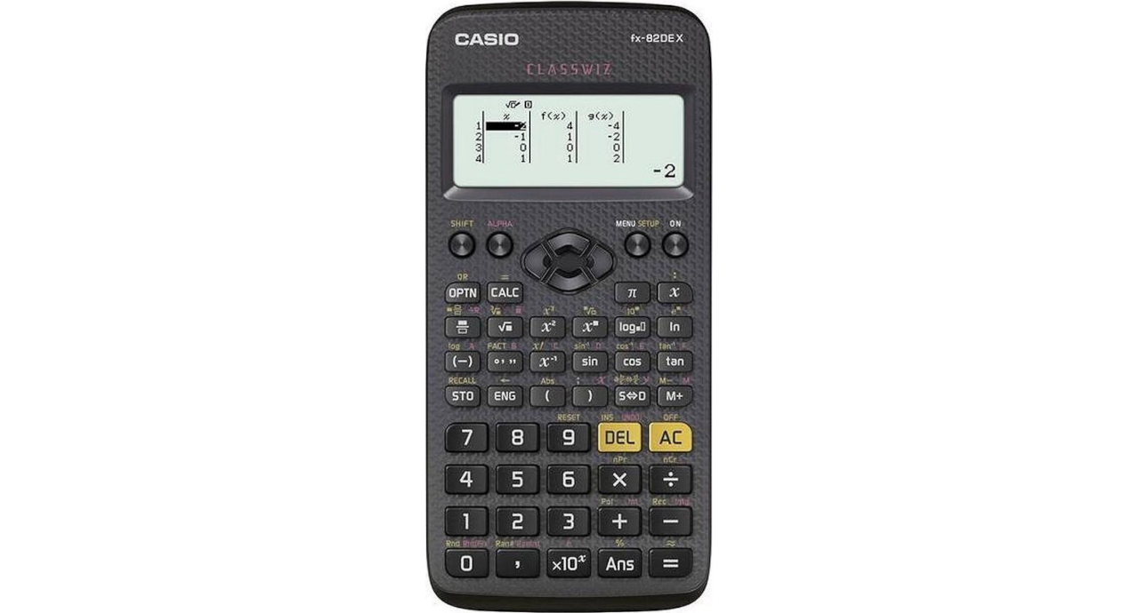 Casio FX-82DE X ClassWiz Calculator Zwart