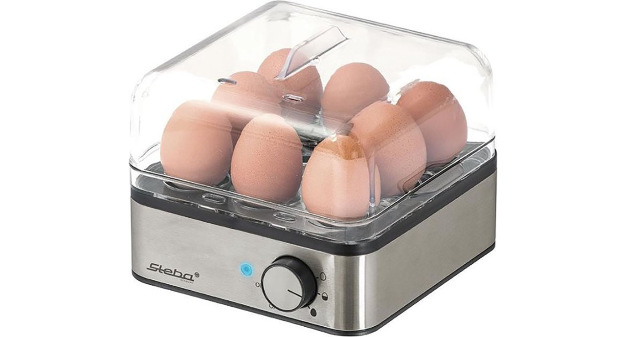 Steba EK5 - Elektronische Eierkoker - 8 eieren - RVS
