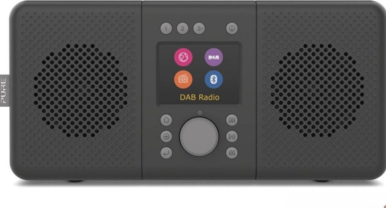 Pure Elan Connect+ Zwart - DAB radio