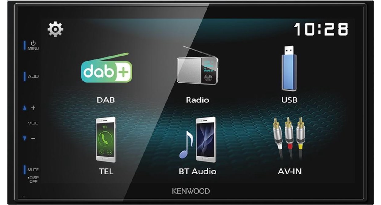 Kenwood DMX125DAB - Multimedia autoradio met DAB+ (2-DIN)