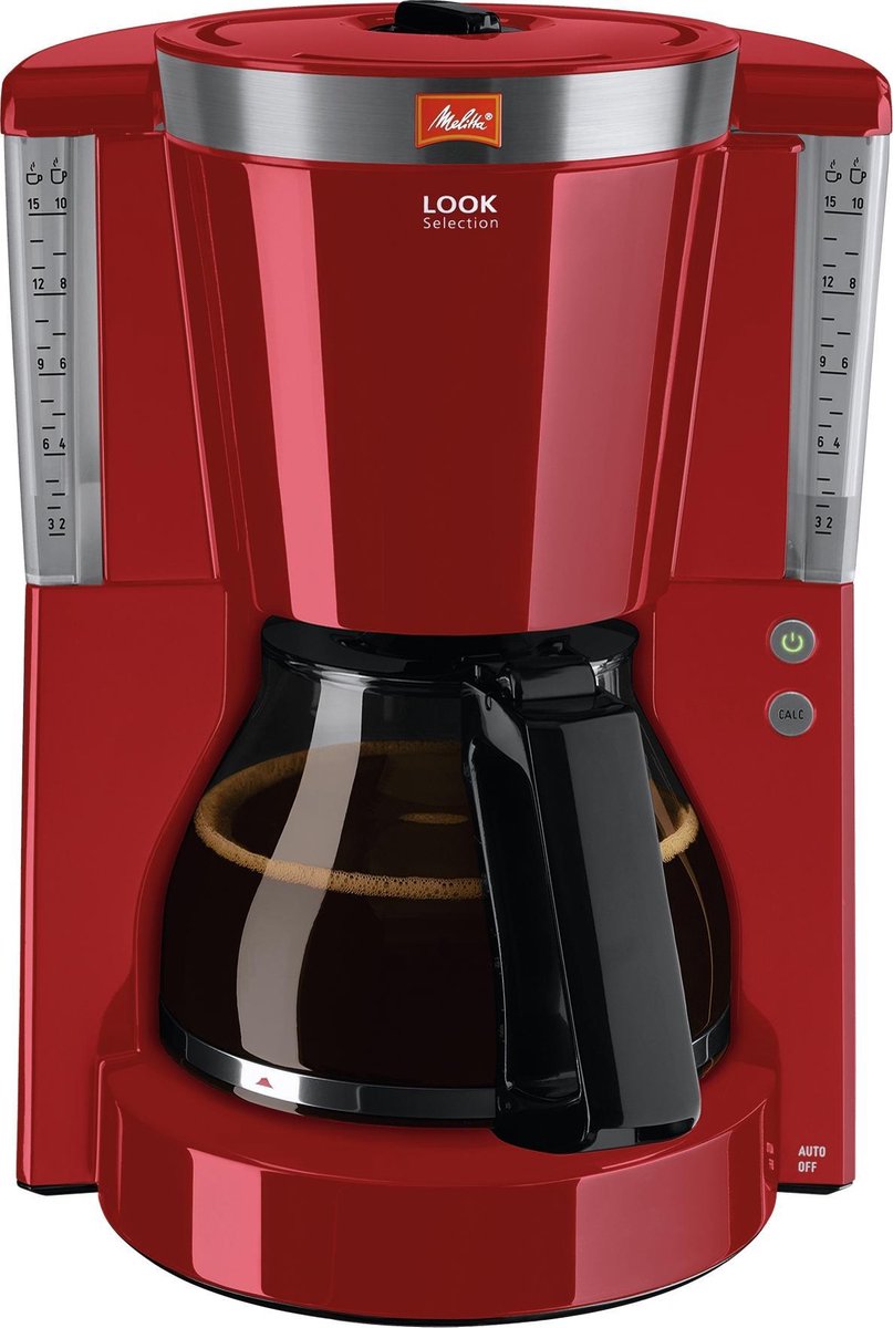 Melitta Look IV - Filter-koffiezetapparaat – rood