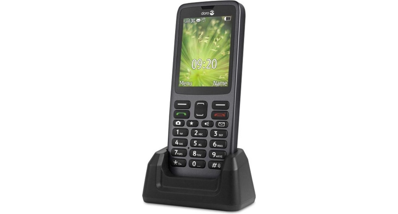 Doro 5516 Senioren Mobiele Telefoon - 3G - Grijs