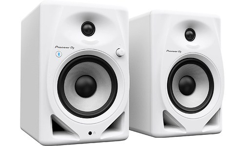 Pioneer DJ DM-50D-BT-W 5" Monitor Bluetooth Speakers - Wit - SET
