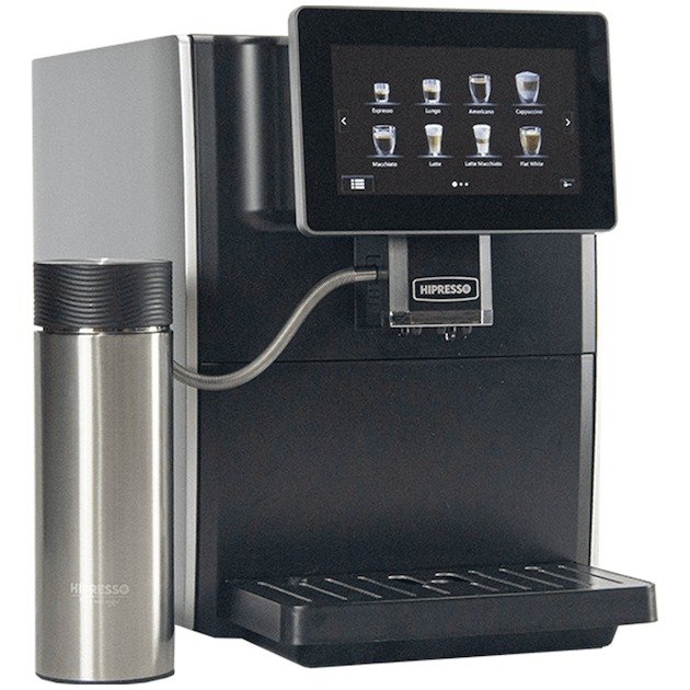 Hipresso DP2002 - Koffiemachine - volautomatische espressomachine - zwart/rvs