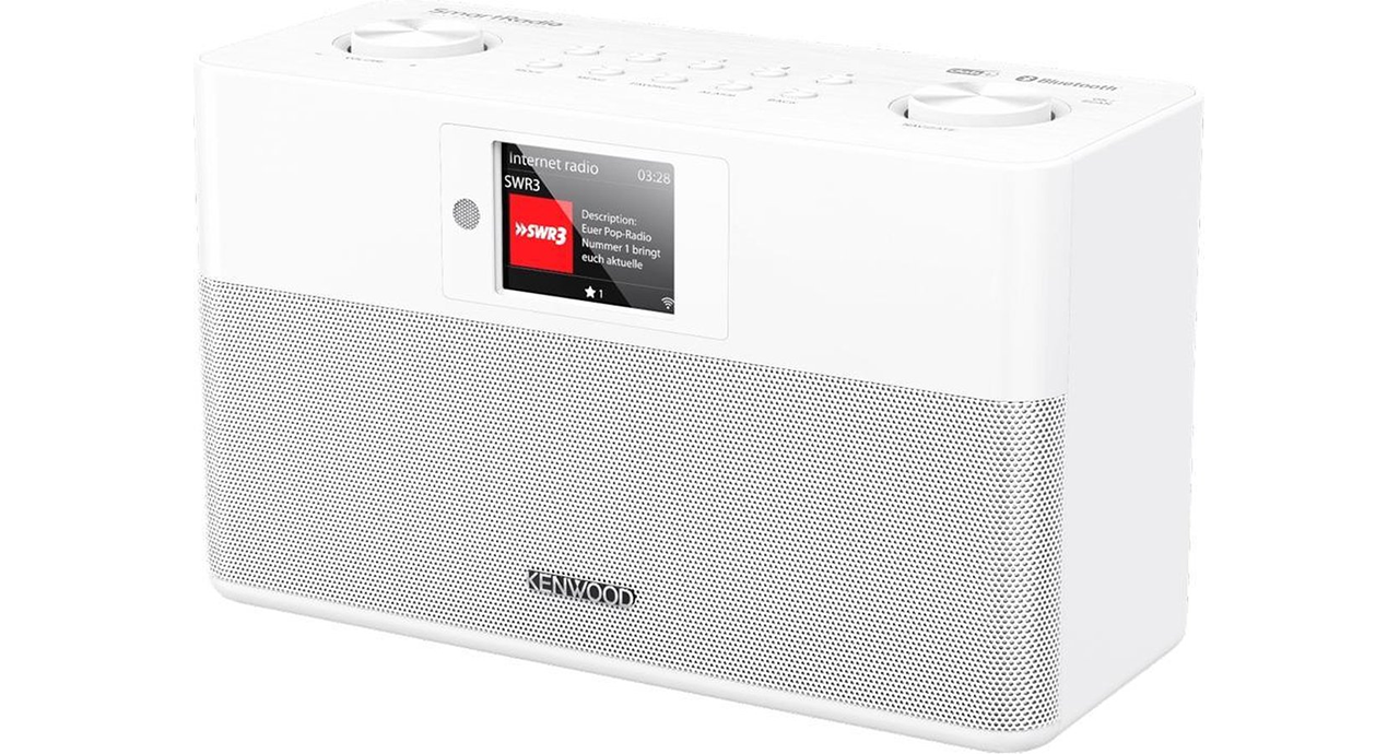 Kenwood CR-ST100S - Smart Internet Radio - DAB+ - Wit