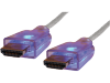 HDMI Verbindingskabel 1.5M Transparant Met LED afbeelding