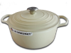 Le Creuset Signature Braad Stoofpan 53 Liter A 26 Cm Creme huismerk kopen in de aanbieding