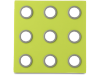 Mepal onderzetter domino - latin lime 106090091200 afbeelding
