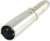 Valueline Xlr Adapter 3 Pins Male 635 Mm Female Zilver huismerk kopen in de aanbieding