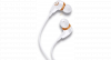 Magnat LZR Koptelefoon In Ear Headset Wit, Oranje