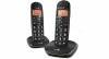 Doro PhoneEasy 100W - Duo DECT telefoon - Zwart afbeelding