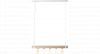 Brilliant Houten hanglamp White Brilliant HK18248S75